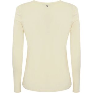 Max Mara, Tops, Dames, Beige, XS, Katoen, Quinoa Gebreide Top