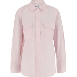 Partow, Blouses & Shirts, Dames, Roze, XL, Katoen, Blush Zijden Jurk