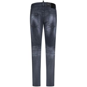 Dsquared2, Jeans, Heren, Zwart, L, Katoen, Slim-fit Jeans