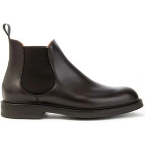 Frau, Schoenen, Heren, Bruin, 36 EU, Leer, Klassieke Chelsea Boots in Londense stijl voor heren