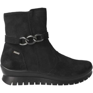 Igi&Co, Schoenen, Dames, Zwart, 39 EU, Leer, Zwarte Gore-Tex Dameslaars