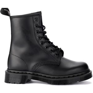 Dr. Martens, Schoenen, Dames, Zwart, 45 EU, Leer, Mono gladleren enkellaarzen