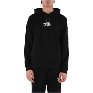 The North Face, Alpine Fijne Fleece Hoodie Zwart, Heren, Maat:S