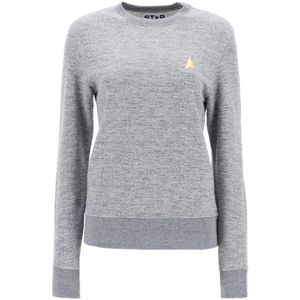 Golden Goose, Sweatshirts & Hoodies, Dames, Grijs, L, Sweatshirts