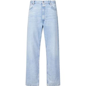 Closed, Jeans, Dames, Blauw, W31, Lente Relaxed-Fit Jeans