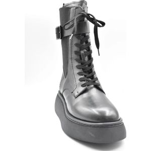 Janet & Janet, Schoenen, Dames, Zwart, 39 EU, Leer, Zwarte platte schoenen voor dames