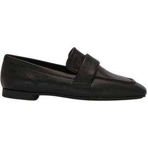 Lottusse, Schoenen, Dames, Zwart, 40 EU, Zwarte lamsskin Goya Drivers Loafers Mocasin Rijden