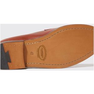 Scarosso, Schoenen, Heren, Bruin, 42 EU, Leer, Klassieke Penny Loafer in Cognac