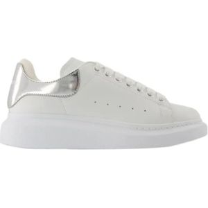 Alexander McQueen Pre-owned, Pre-owned, Dames, Wit, 40 EU, Leer, Pre-owned Leather sneakers