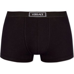 Versace, Ondergoed, Heren, Zwart, XL, Katoen, Katoenen boxershorts