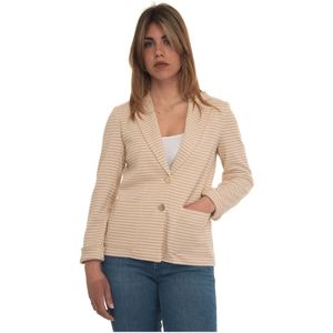 Pennyblack, Piffero Jacket with 2 buttons Beige, Dames, Maat:XL