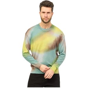 Armani Exchange, Sweatshirts & Hoodies, Heren, Veelkleurig, L, Long Sleeve Tops