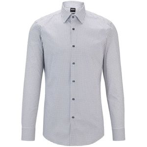 Hugo Boss, Overhemden, Heren, Veelkleurig, XL, Katoen, Katoen Elastaan Shirt Designers Code