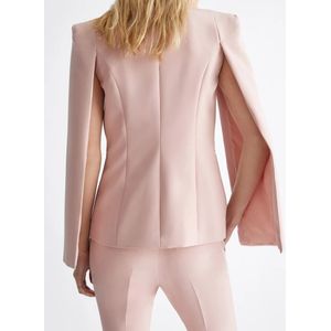 Liu Jo, Jassen, Dames, Roze, L, Polyester, Antiekroze Blazer Set Slim Fit