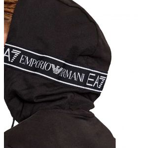 Emporio Armani Ea7, Sweatshirts & Hoodies, Heren, Zwart, L, Katoen, Nieuwe EA7 Armani Hoodie - Zwart