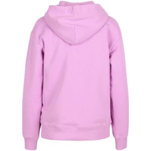 Patou, Sweatshirts & Hoodies, Dames, Roze, S, Katoen, Grafische print katoenen hoodie