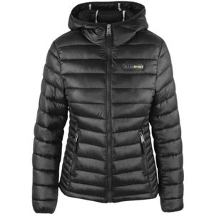 Plein Sport, Jassen, Dames, Zwart, XL, Polyester, Winter Donsjas voor Dames - Dpps 202