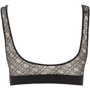 Palm Angels, Sport, Dames, Zwart, M, Klassieke Kant Bralette