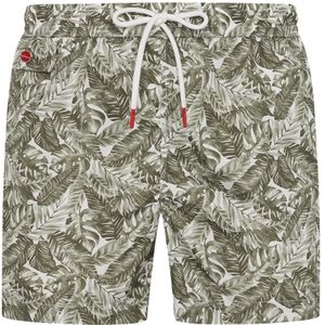 Kiton, Badkleding, Heren, Groen, 2Xl, Polyester, Groene Bloemen Zwemboxershort