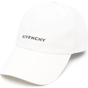 Givenchy, Witte hoeden en petten voor heren Wit, Heren, Maat:ONE Size