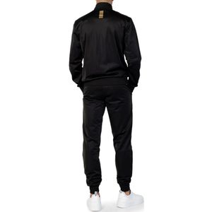 Emporio Armani Ea7, Sport, Heren, Zwart, S, Polyester, Zwarte Sportpak