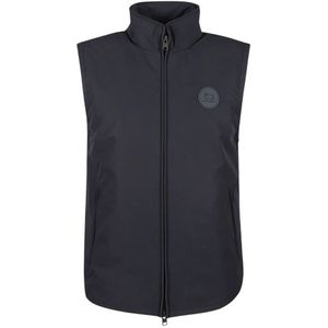 Woolrich, Jassen, Heren, Blauw, M, Polyester, Pacific Vest - Lichtgewicht Outdoor Vest