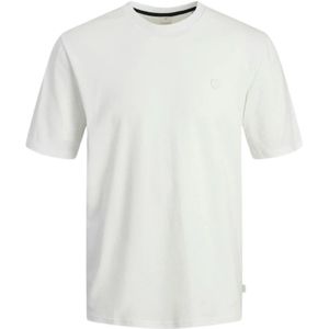 Jack & Jones, Tops, Heren, Wit, 2Xl, Klassieke Crew Neck T-shirt voor Mannen