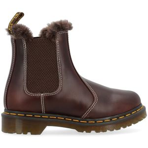 Dr. Martens, Schoenen, Dames, Bruin, 38 EU, Leer, Bruine Leren Beatles Laars