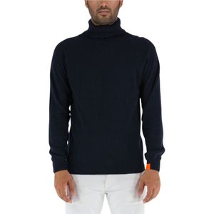 Suns, Truien, Heren, Blauw, S, Wol, Heren Turtleneck Sweater Winter Essential