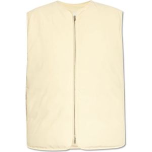 Jil Sander, Jassen, Dames, Beige, S, Donsvest