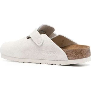 Birkenstock, Schoenen, Dames, Wit, 43 EU, Witte Boston Klompen