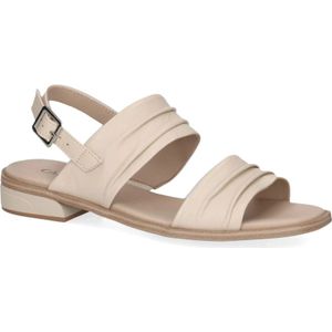 Caprice, Schoenen, Dames, Beige, 38 EU, Zachte Casual Open Sandalen Beige