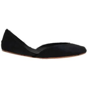 The Row, Schoenen, Dames, Zwart, 40 EU, Zwarte Ballerina Platte Schoenen