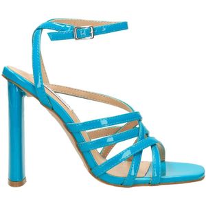 Steve Madden, Sandalen met hoge hakken Blauw, Dames, Maat:38 EU