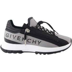 Givenchy, Schoenen, Heren, Grijs, 43 EU, Nylon, Spectre Bicolor Nylon Sneakers