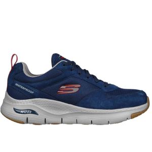 Skechers, Waterdichte Arch Fit Sneaker Blauw, Heren, Maat:47 EU