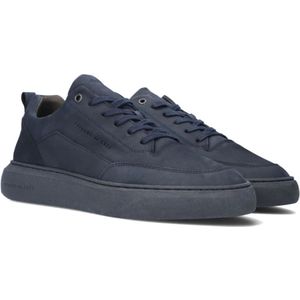 Cycleur de Luxe, Schoenen, Heren, Blauw, 44 EU, Leer, Donkerblauwe Sneaker Roubaix Stijlvol Ontwerp