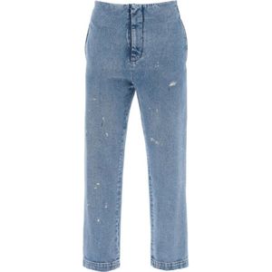 MM6 Maison Margiela, Jeans, Heren, Blauw, XL, Katoen, Jeans