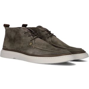 Rehab, Schoenen, Heren, Grijs, 42 EU, Suède, Grijze Suède Veterschoenen