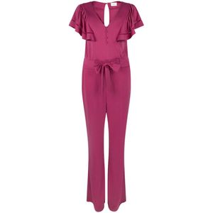 Aaiko, Jumpsuits & Playsuits, Dames, Roze, XL, Polyester, Stijlvolle Jumpsuit Halina MOD 120