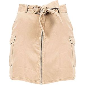 Pepe Jeans, Short Skirts Beige, Dames, Maat:M