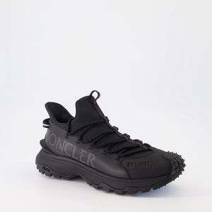 Moncler, Schoenen, Heren, Zwart, 42 1/2 EU, Nylon, Trailgrip Lite 2 Sneakers