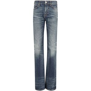 Haikure, Jeans, Dames, Blauw, W27, Bloemenstijl voor een frisse uitstraling