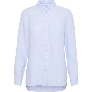 Part Two, Heerlijke Link Lange Shirt Blauw, Dames, Maat:XL