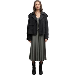 Ahlvar Gallery, Ash wool jacket Grijs, Dames, Maat:L