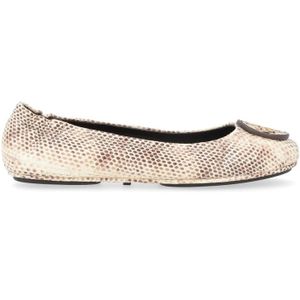 Tory Burch, Ballerinas Beige, Dames, Maat:40 1/2 EU