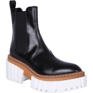 Stella McCartney, Schoenen, Dames, Zwart, 40 EU, Laarzen met hakken