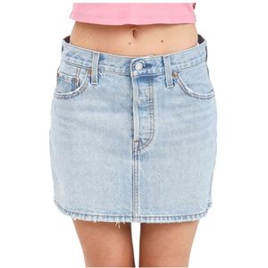 Levi's, Rokken, Dames, Blauw, W29, Denim, Denim Skirts