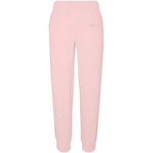 MC2 Saint Barth, Broeken, Dames, Roze, M, Roze Broek met Geborduurd Logo