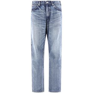 Human Made, Slimme Cowboy Jeans Blauw, Heren, Maat:W30